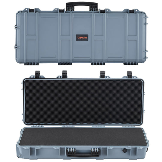 VEVOR HARD LONG GUN CASE KEY LOCK IP67 WATERPROOF STRONG