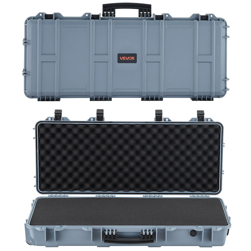 VEVOR HARD LONG GUN CASE KEY LOCK IP67 WATERPROOF STRONG