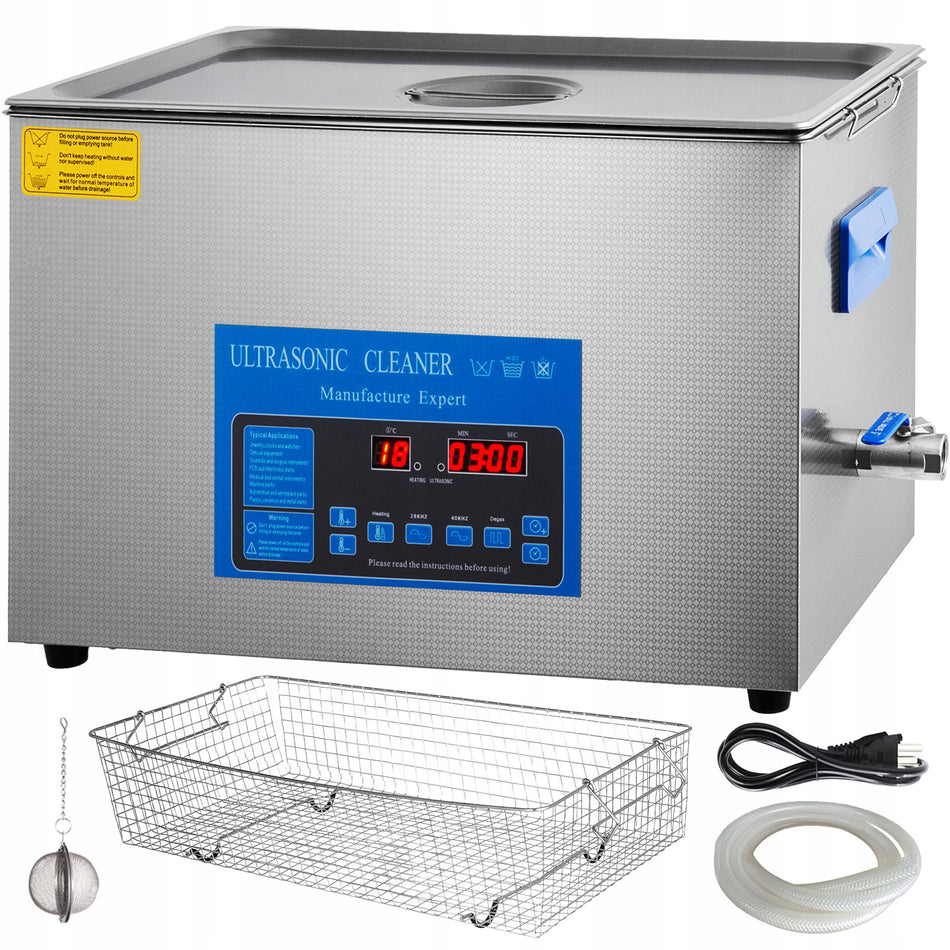 VEVOR ULTRASONIC CLEANER 22L DUAL FREQUENCY 28 40KHZ WITH HEATER