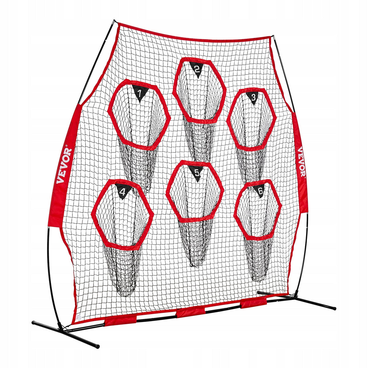 VEVOR SOCCER COACHING THROWING NET 274X106X243 CM PREMIUM