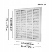 VEVOR 50x50CM PROFESSIONAL AIR FILTER GRILLE WITH MERV8 FILTER ROBUST