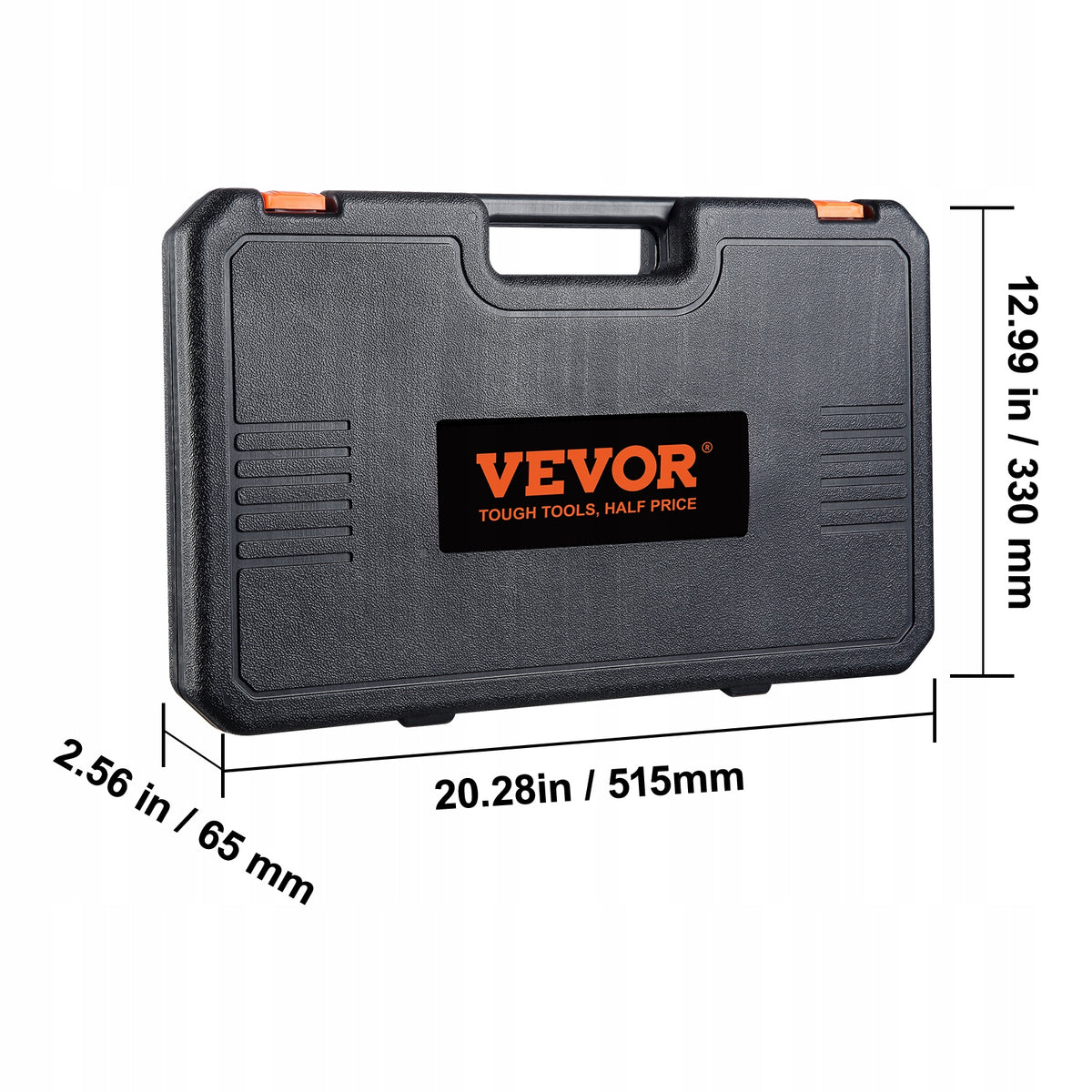 VEVOR 1/2 INCH CR-V SOCKET SET 33-PIECE STRONG CASE