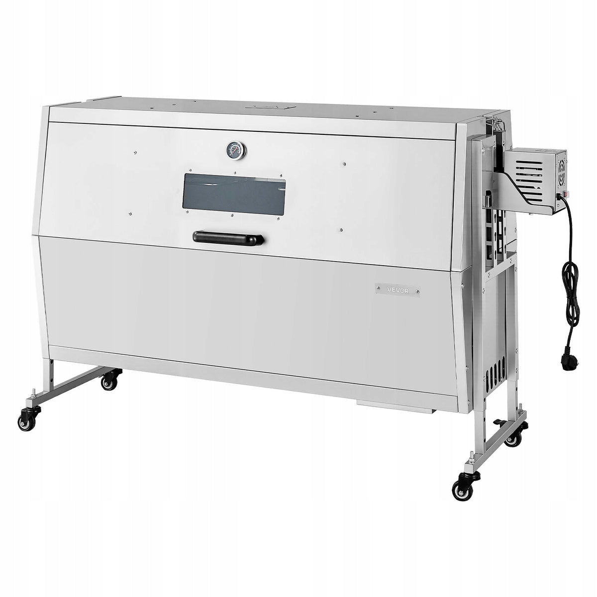 PROFESSIONAL VEVOR ROTISSERIE GRILL 38W 60KG STAINLESS STEEL 46 INCHES CARTS