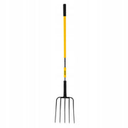VEVOR MANURE FORK 1450 MM 5-TINE WITH FIBERGLASS HANDLE