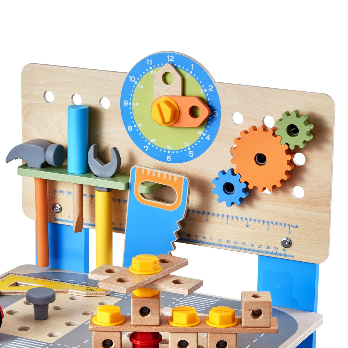 VEVOR KIDS WOODEN WORKBENCH 62 PIECES EDUCATIONAL