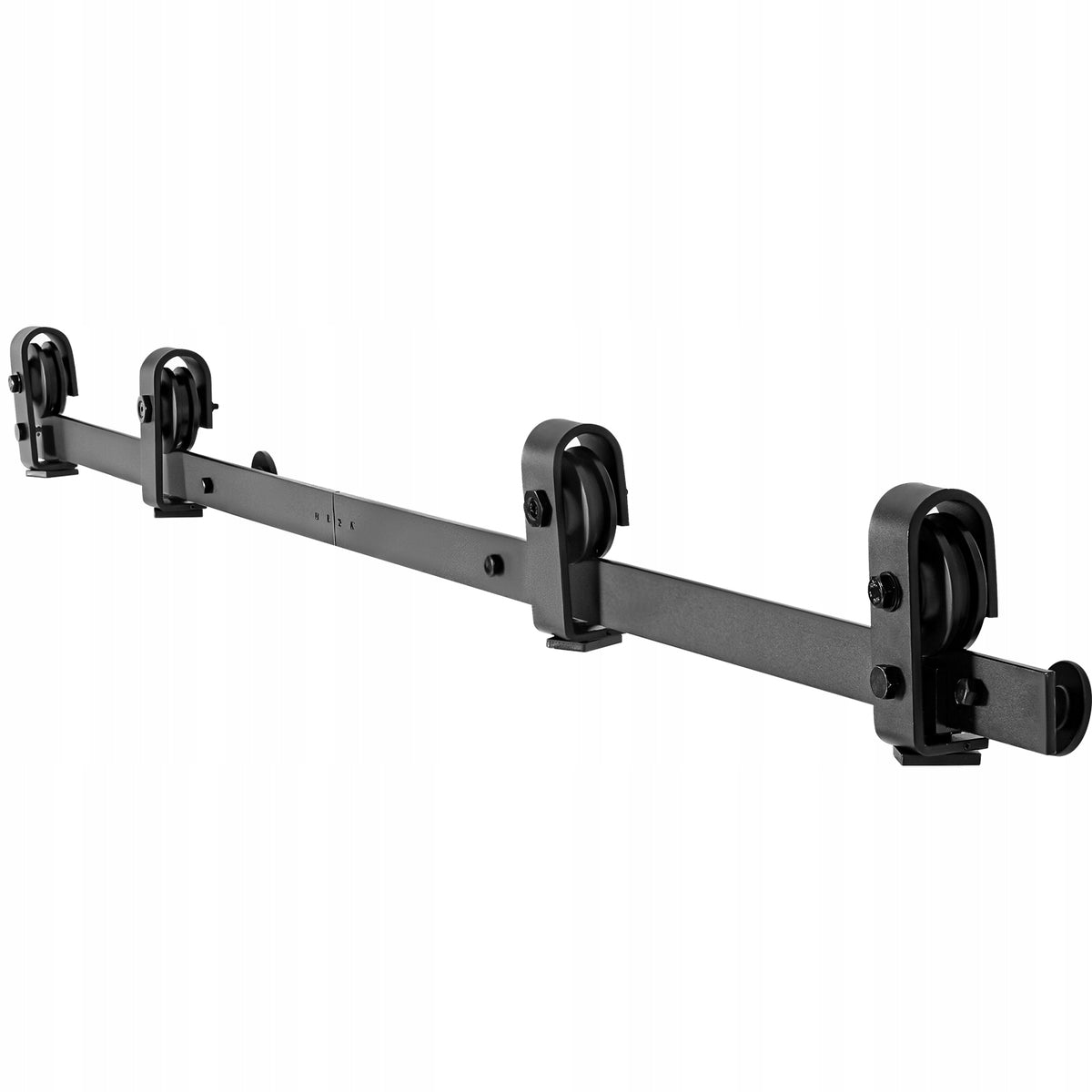 VEVOR 76 Professional Barn Door Hardware Kit Black 150KG