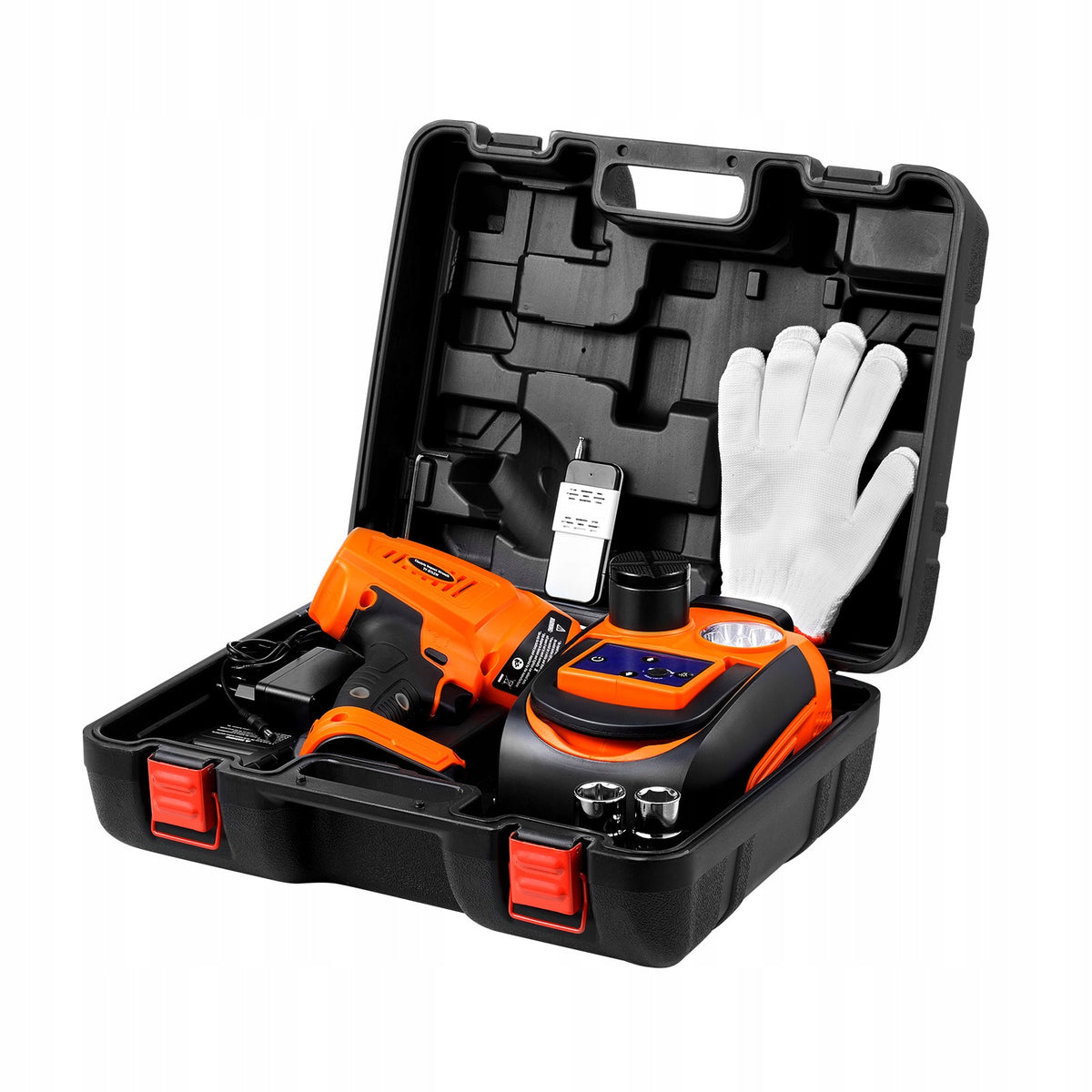 VEVOR 5T ELECTRIC FLOOR JACK WITH LED REMOTE AND WRENCH