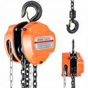 VEVOR 1T CHAIN HOIST MANUAL STRONG 6M LIFT DURABLE