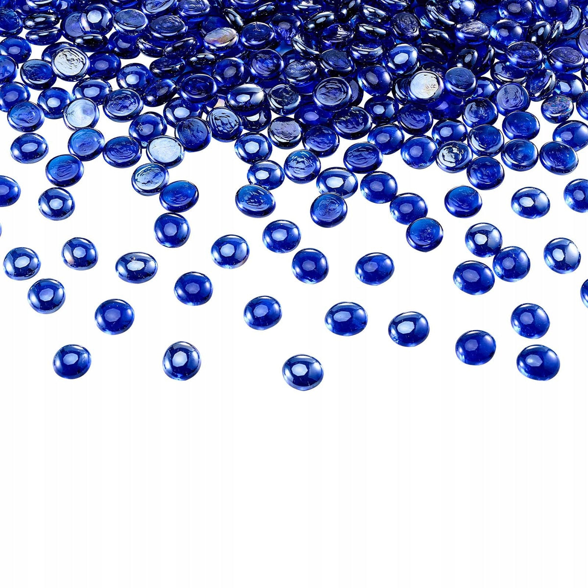 VEVOR FIRE GLASS 4.5 KG COBALT BLUE 19 MM GLASS ROCKS
