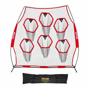VEVOR SOCCER COACHING THROWING NET 274X106X243 CM PREMIUM
