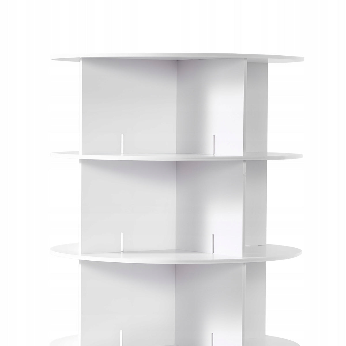 VEVOR 360 ROTATING 5-TIER SHOE RACK FOR 20 PAIRS WHITE STURDY