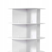 VEVOR 360 ROTATING 5-TIER SHOE RACK FOR 20 PAIRS WHITE STURDY