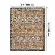 VEVOR RUG 2439X3048 MM LOW PILE WASHABLE NON-SLIP FOR LIVING ROOM