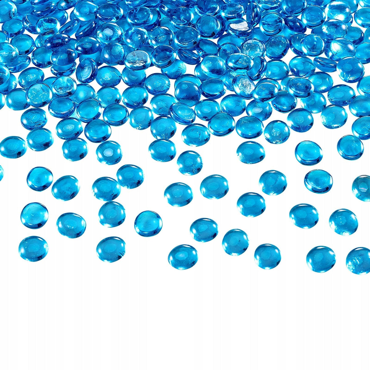 VEVOR FIREPROOF GLASS 9KG GLASS STONES MARINE BLUE 19MM