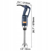 VEVOR HAND BLENDER 350W COMMERCIAL POWERFUL 12 INCHES SPEED ADJUSTMENT