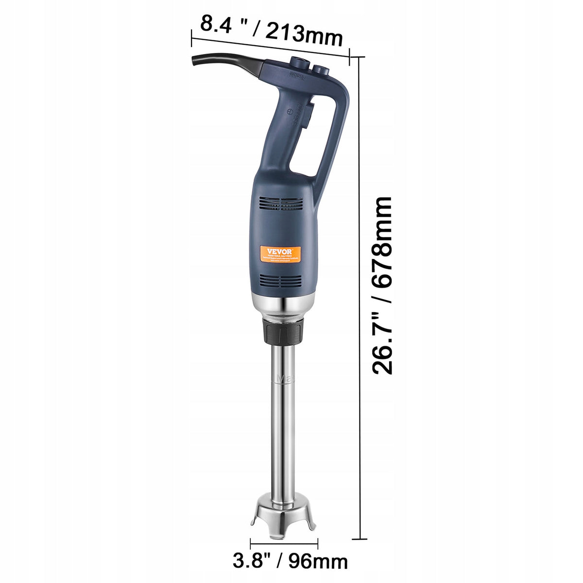 VEVOR HAND BLENDER 350W COMMERCIAL POWERFUL 12 INCHES SPEED ADJUSTMENT