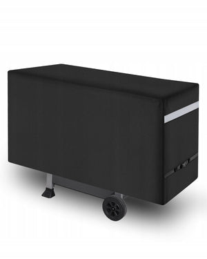 VEVOR GRILL COVER 167 CM WATERPROOF SOLID WITH BUCKLES BLACK