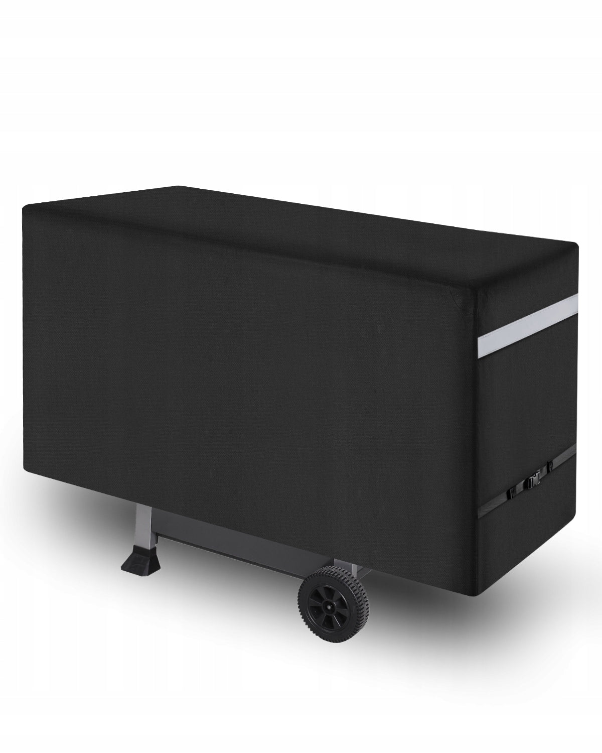 VEVOR GRILL COVER 167 CM WATERPROOF SOLID WITH BUCKLES BLACK