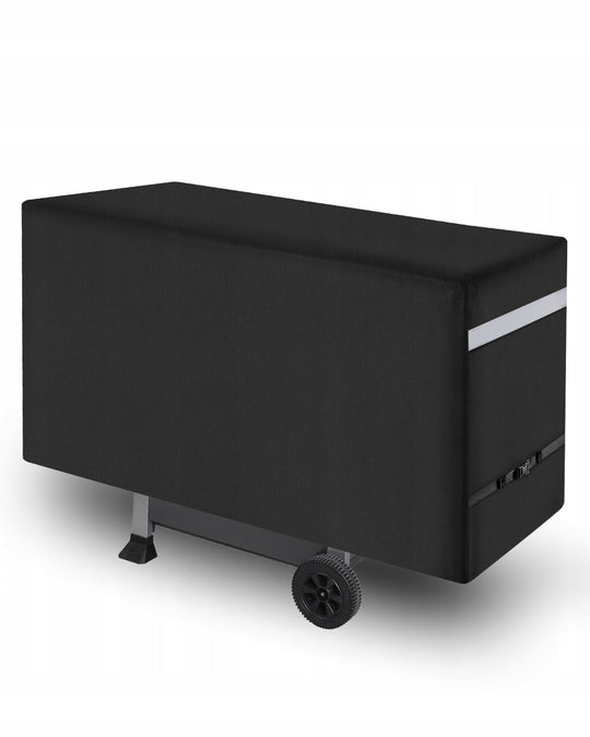 VEVOR GRILL COVER 167 CM WATERPROOF SOLID WITH BUCKLES BLACK