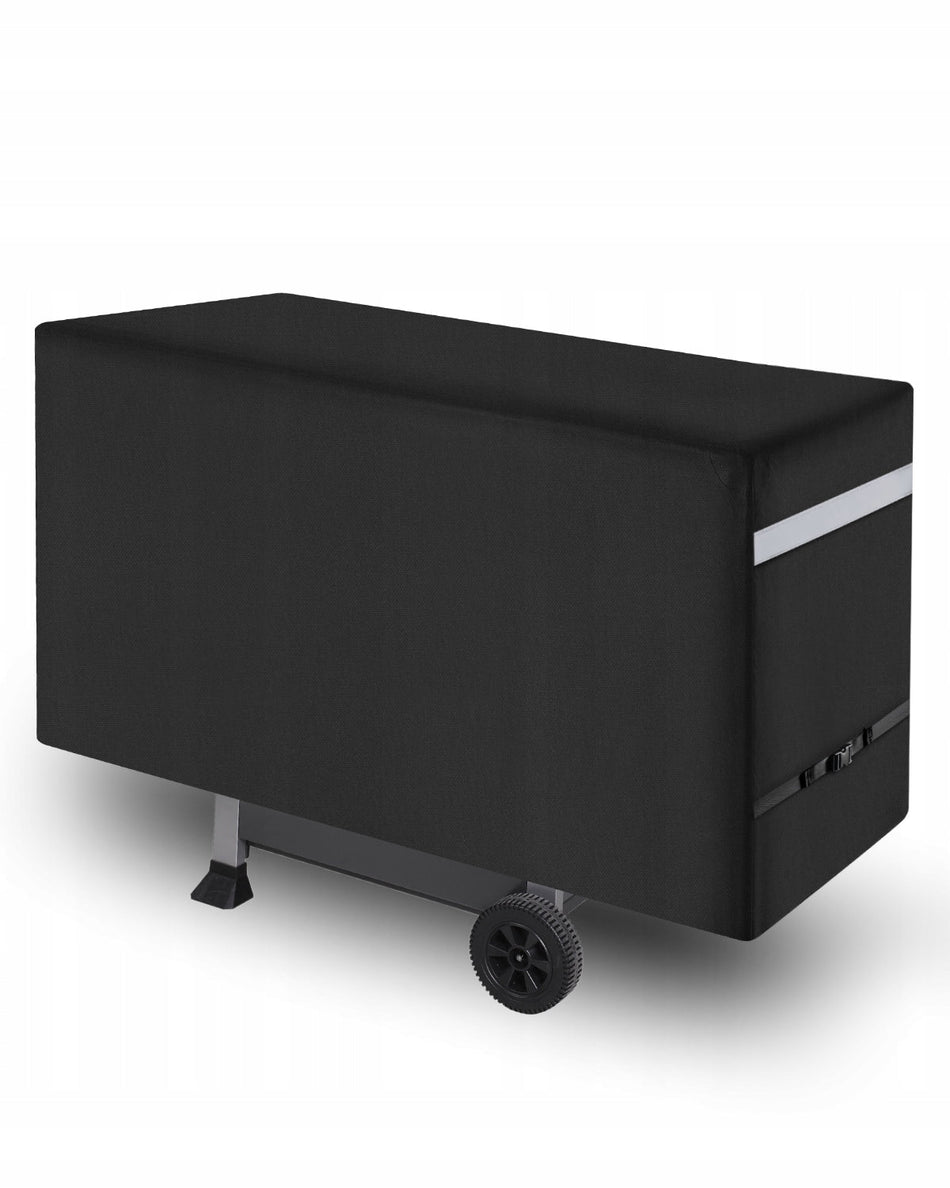 VEVOR GRILL COVER 167 CM WATERPROOF SOLID WITH BUCKLES BLACK