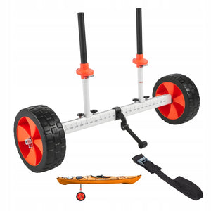 VEVOR KAYAK TROLLEY 113 KG ROBUST CANOE TROLLEY 25.4 CM TYRES WITH STRAP