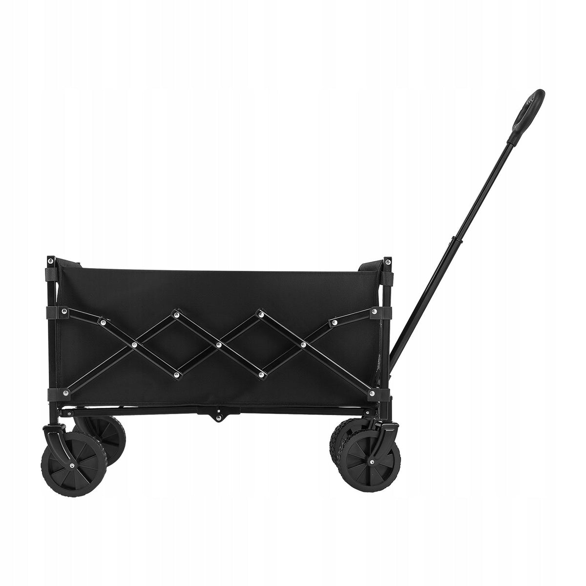 VEVOR FOLDING HAND CART 102 KG ALL-TERRAIN WHEELS STRONG BLACK