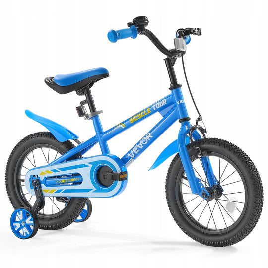 VEVOR 14 INCH KIDS BMX BIKE BLUE ADJUSTABLE BRAKE STRONG