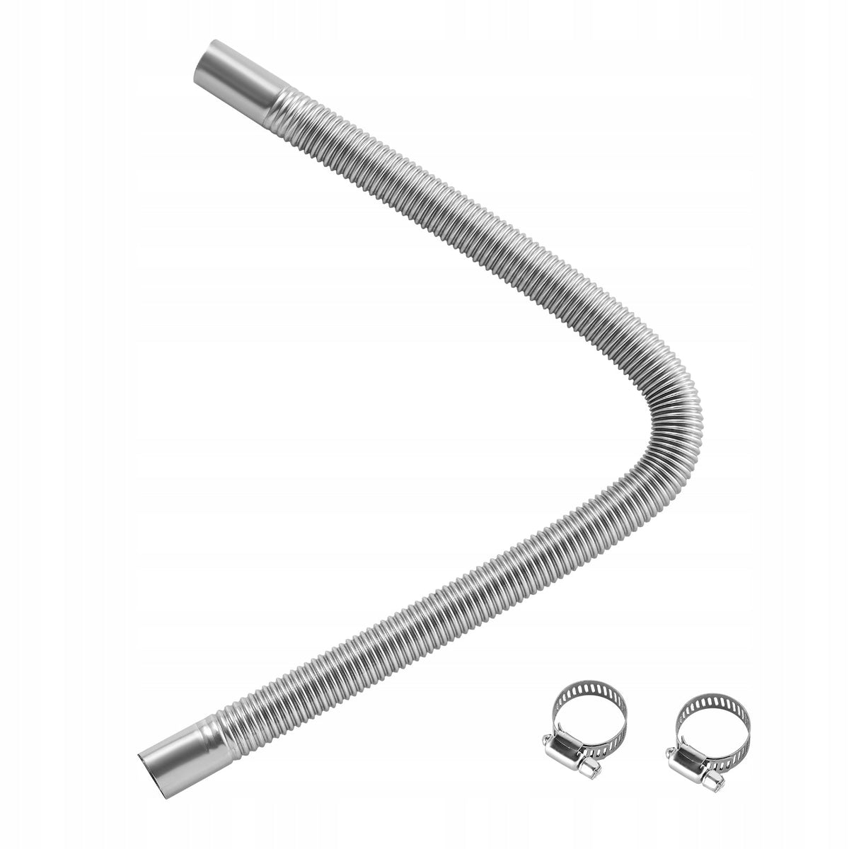 VEVOR EXHAUST PIPE FLEXIBLE EXHAUST HOSE 600MM STAINLESS STEEL