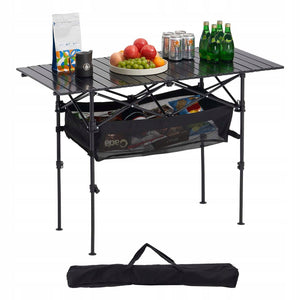 VEVOR FOLDING BUFFET TABLE 120 CM LIGHTWEIGHT ALUMINUM PORTABLE STRONG