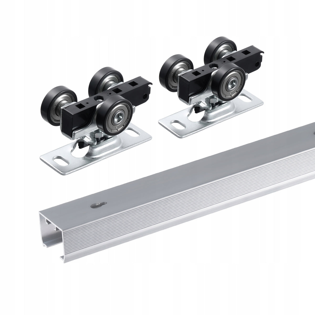 VEVOR Professional 5FT Aluminum Sliding Door Hardware Kit 220KG