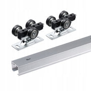 VEVOR Professional 5FT Aluminum Sliding Door Hardware Kit 220KG