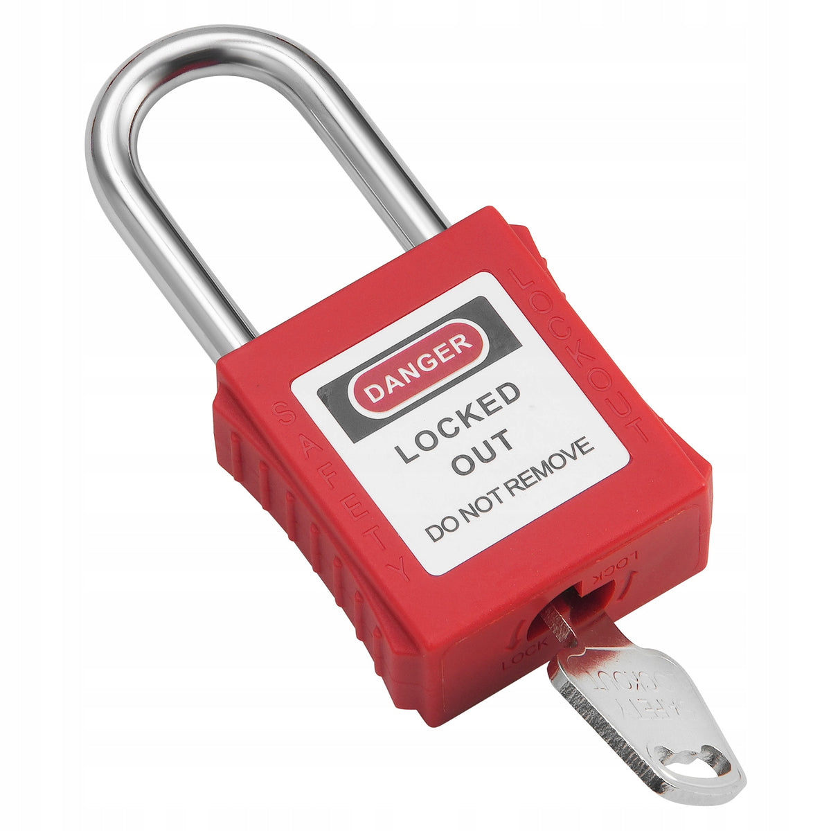 SET OF 10 RED VEVOR LOCKOUT TAGOUT SAFETY PADLOCKS