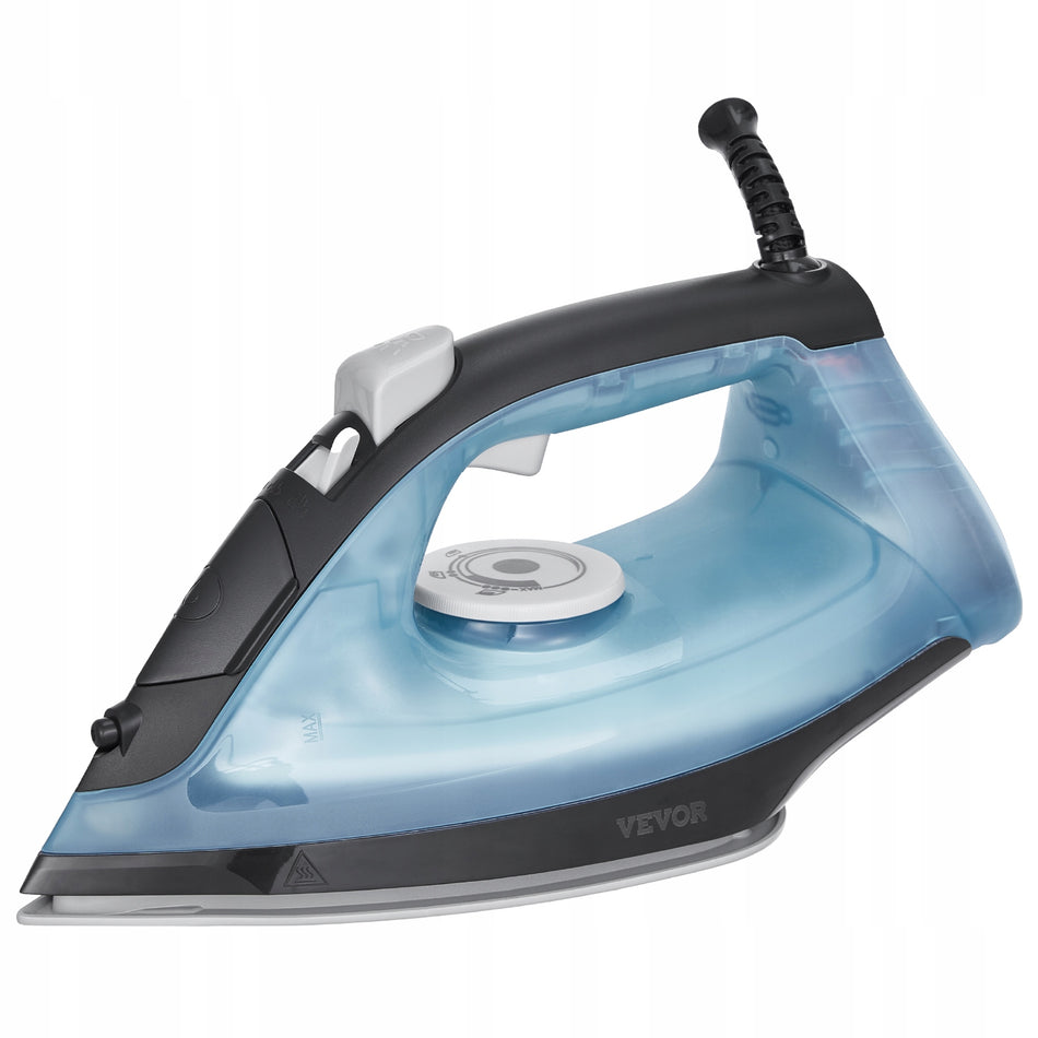 PROFESSIONAL VEVOR 1600W STEAM IRON ALUMINUM PTFE SOLEPLATE AUTOMATIC
