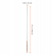 VEVOR LIGHTSABER 1117MM 12 RGB COLORS SOUND EFFECTS SOLID GRIP