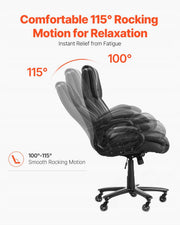 VEVOR HIGH BACK SWIVEL OFFICE CHAIR WITH LUMBAR SUPPORT