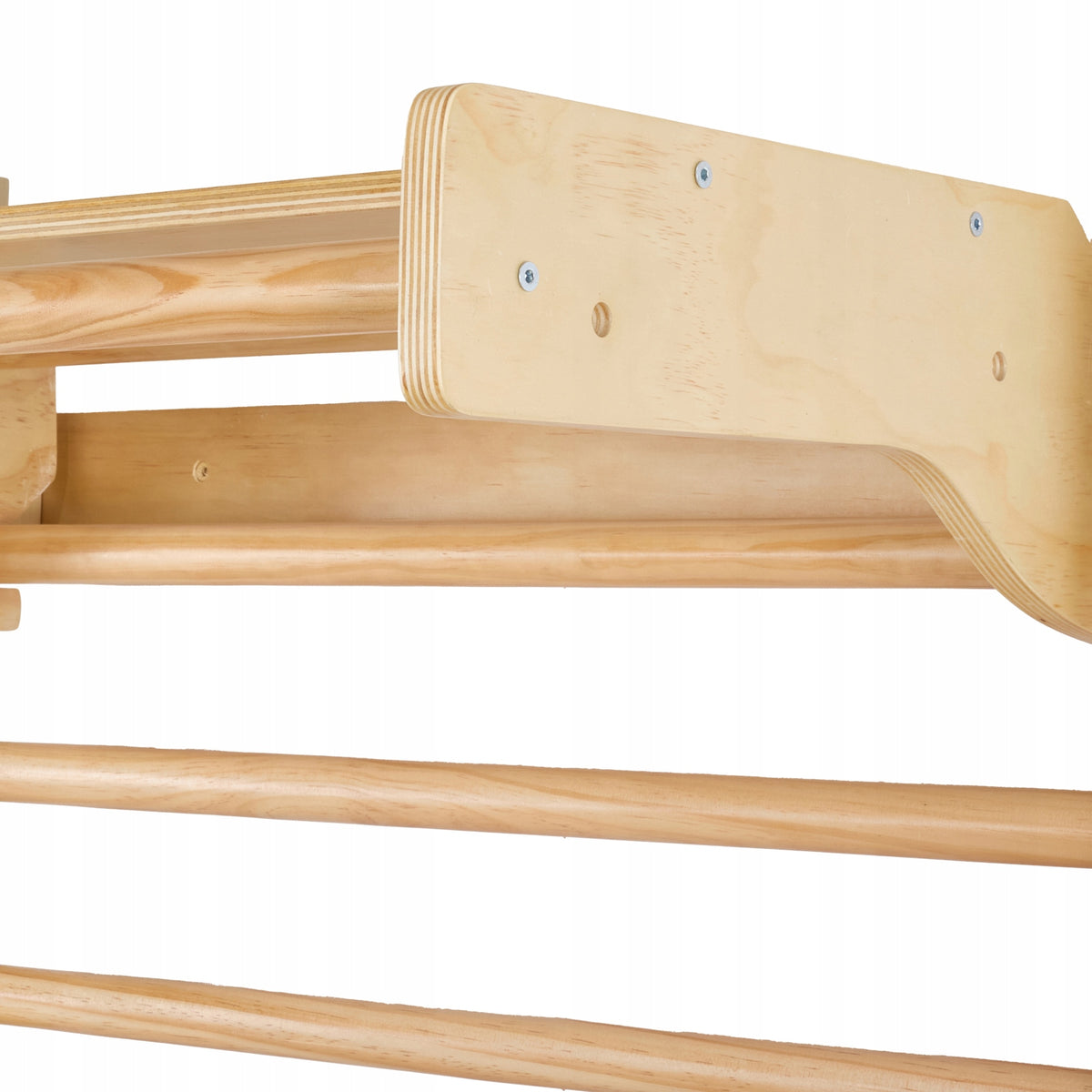 VEVOR WOODEN ROPE LADDER 15 STEPS FOR PLAYGROUND CLIMBING STURDY