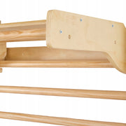 VEVOR WOODEN ROPE LADDER 15 STEPS FOR PLAYGROUND CLIMBING STURDY