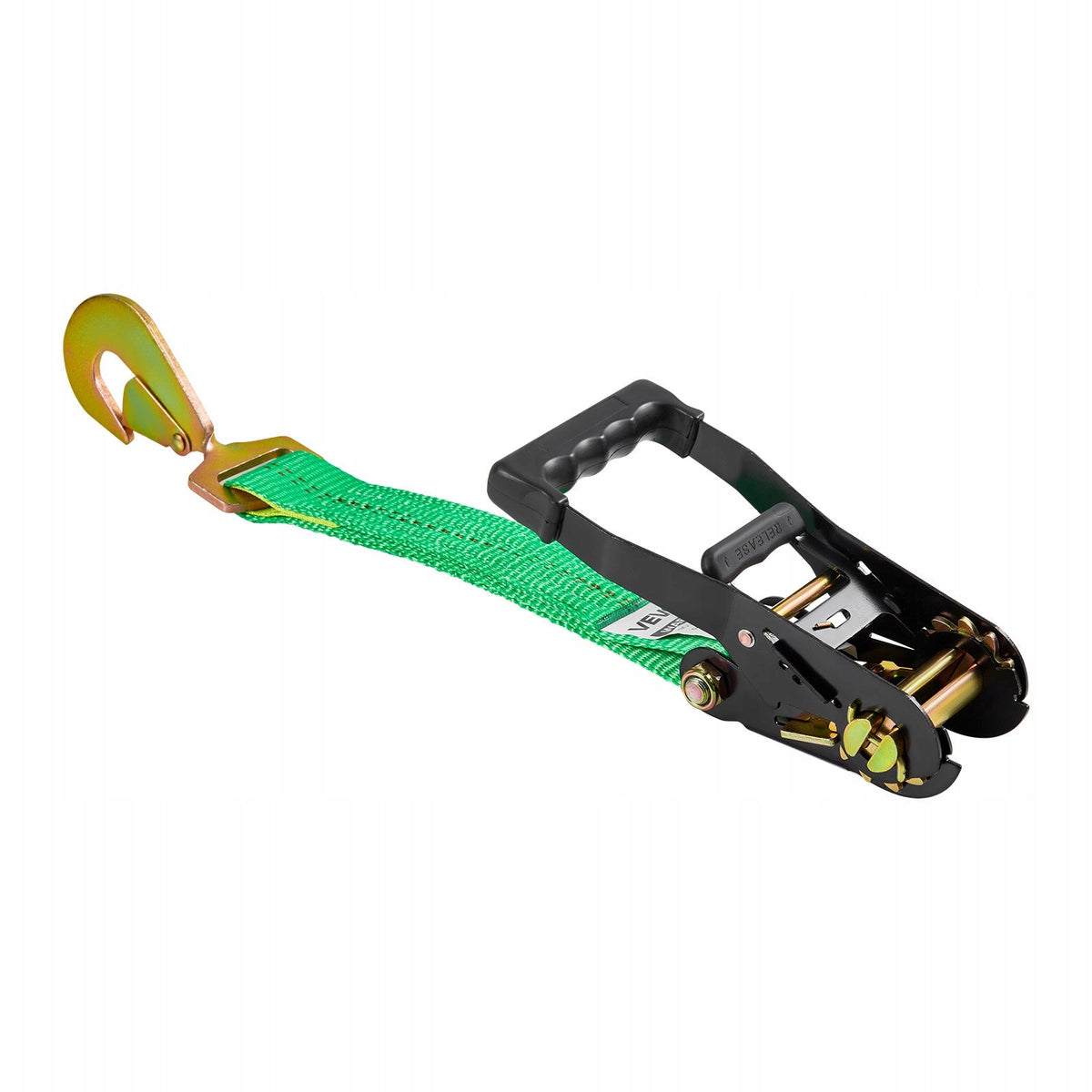 VEVOR PROFESSIONAL WHEEL TIE-DOWN STRAP 50.8X2438.4MM WITH SPRING HOOKS