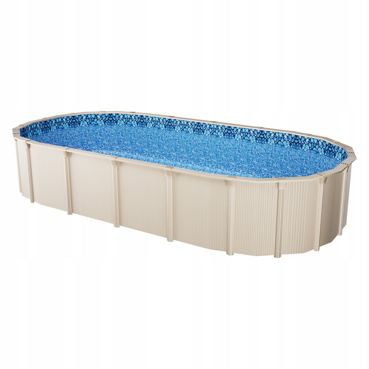 VEVOR OVAL SWIMMING POOL LINER 914X457X147 CM VINYL DURABLE STRONG