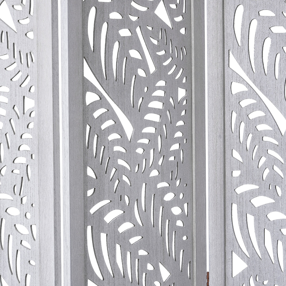 VEVOR ROOM DIVIDER 6 PANEL WOODEN FOLDING WHITE BOHO STURDY