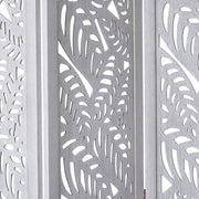 VEVOR ROOM DIVIDER 6 PANEL WOODEN FOLDING WHITE BOHO STURDY