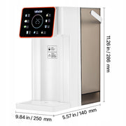 VEVOR 3L WATER HEATER BOILING WATER DISPENSER 6 TEMPERATURES 8 POWER LEVELS POWERFUL