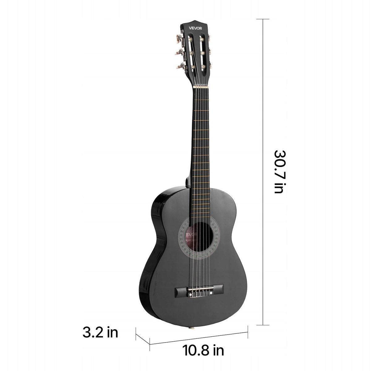 VEVOR CONCERT GUITAR 780 MM WOODEN STARTER KIT BEST FOR LEARNING