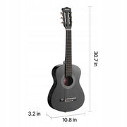 VEVOR CONCERT GUITAR 780 MM WOODEN STARTER KIT BEST FOR LEARNING