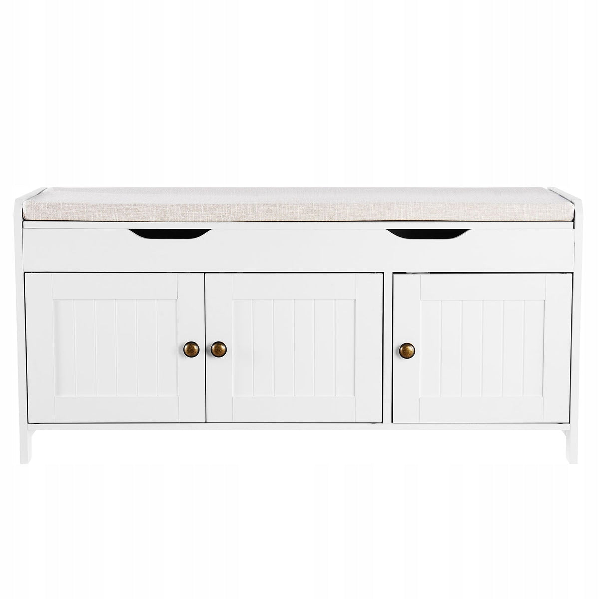 SHOE RACK BENCH VEVOR 1050X350X503 MM STURDY FOR HALLWAY WHITE