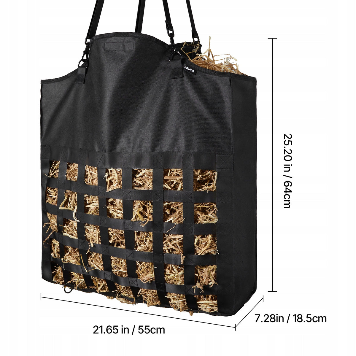 PREMIUM VEVOR HAY BAG FOR HORSES 55X18.5X64 CM WATERPROOF STRONG