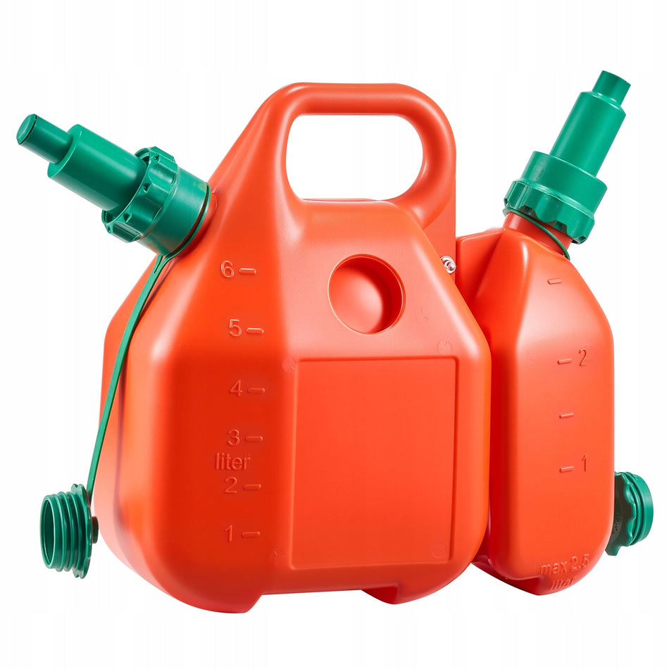 VEVOR 6L FUEL CANISTER WITH SPOUT SEALED LIGHTWEIGHT DURABLE