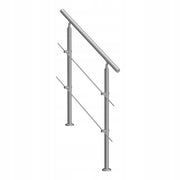 VEVOR 39.4 INCH 2-BAR STAINLESS STEEL OUTDOOR STAIR RAILING