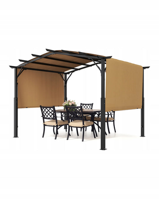 VEVOR 3x3 M ARCHED PERGOLA WATERPROOF GAZEBO STURDY