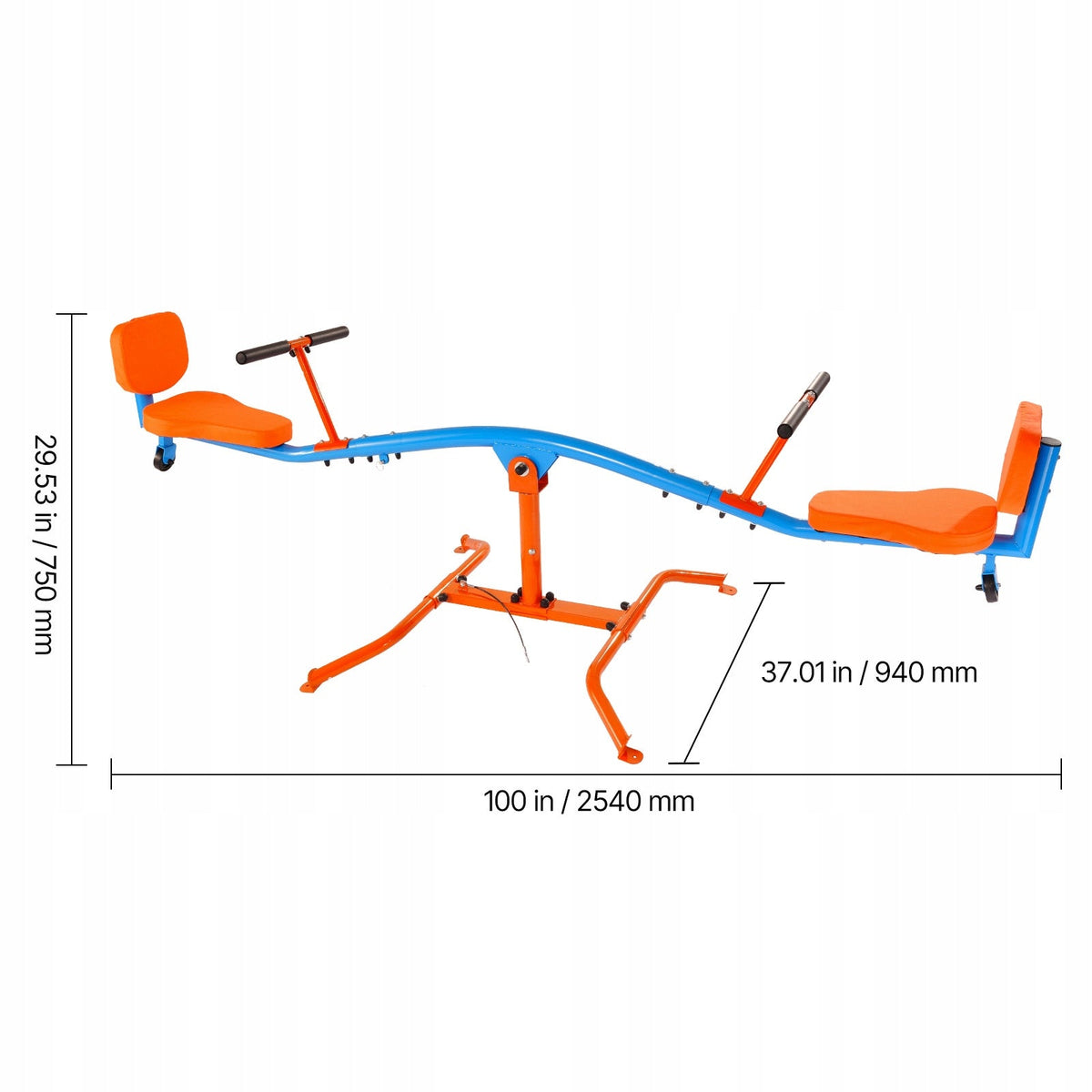 VEVOR KIDS SWING 2 SEATS 360 ROTATION 136 KG CAPACITY PREMIUM STEEL